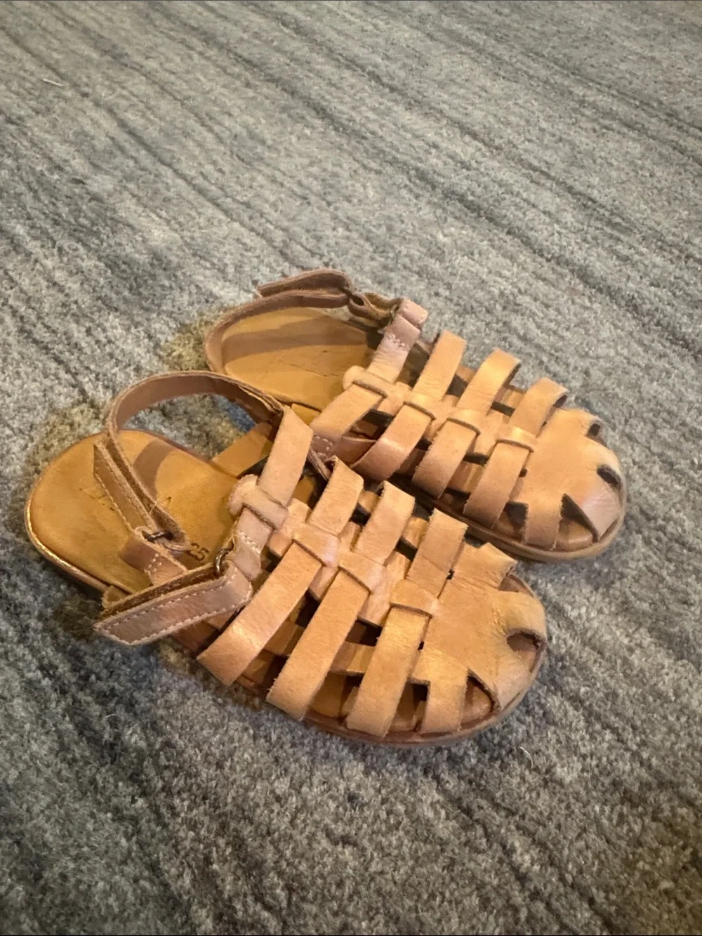 Zara Leather Woven Sandals 8.5